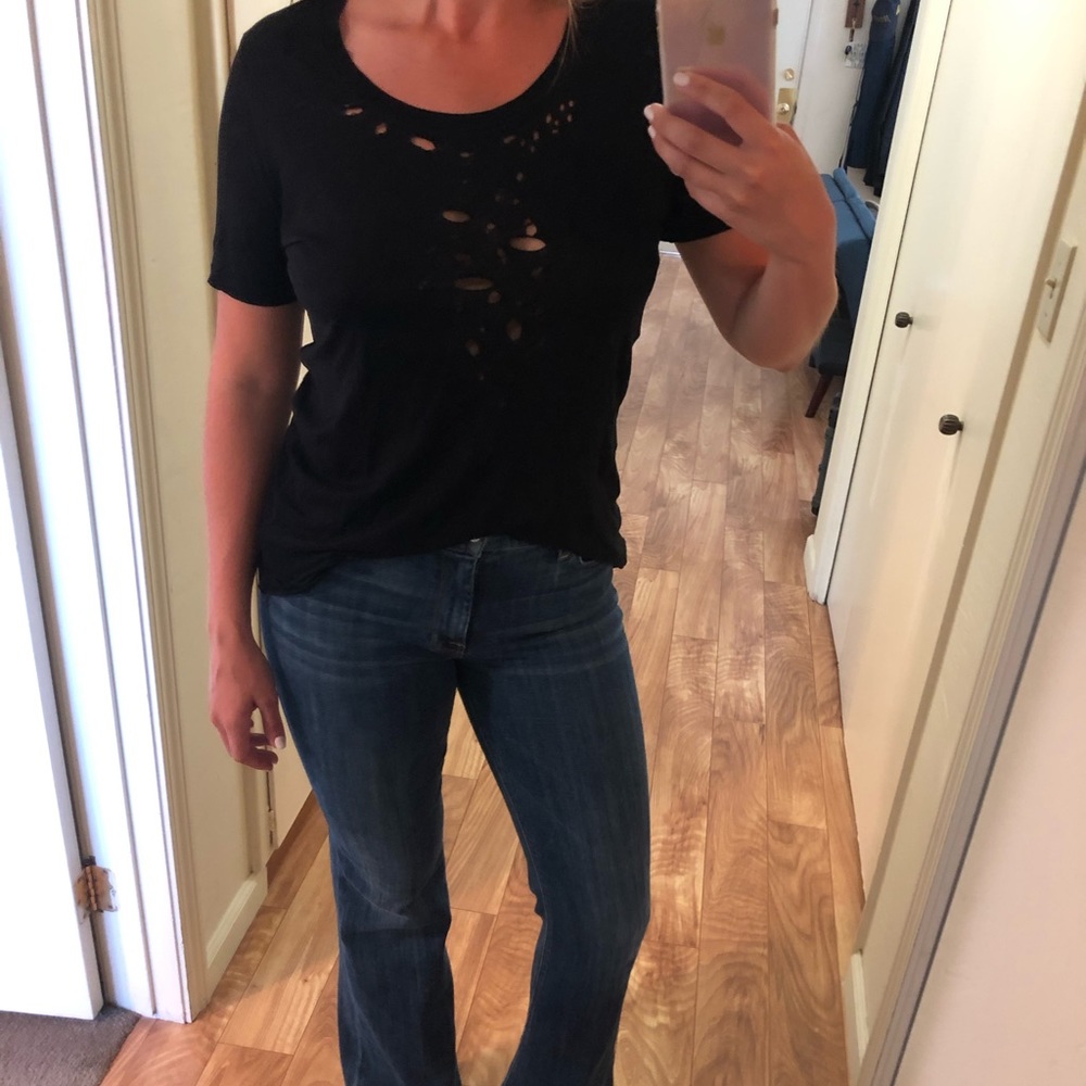 MONROW Black Tee